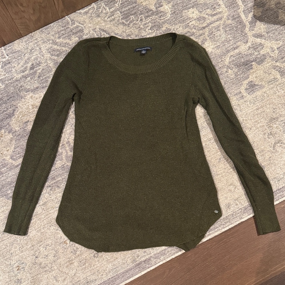 American Eagle Outfitters Olive Green Sweater